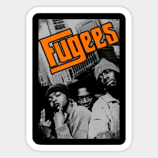 Lauryn Hill Fugees The Famous Vintage Retro Rock Rap Hiphop Sticker